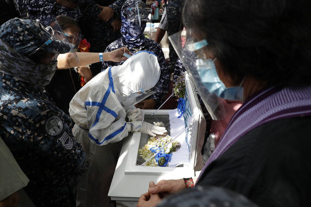 APTOPIX Philippines Funeral Protest